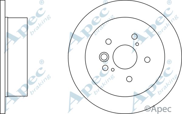 APEC BRAKING Тормозной диск DSK2333